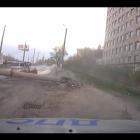 Полицейскую погоню в Омске остановил столб: видео